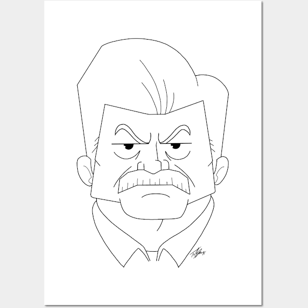 Ron Swanson Wall Art by Tuckerjoneson13